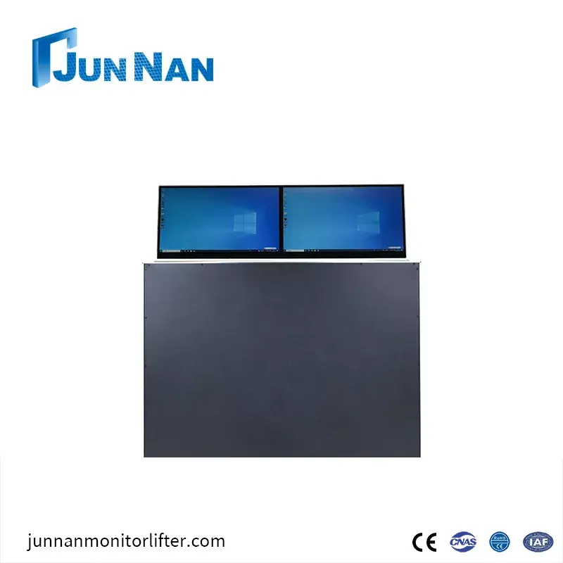 Motorlu Çift LCD Monitör Asansörü