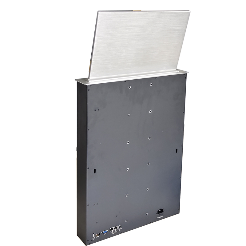 Kağıtsız Konferans Sistemi için Geri Çekilebilir Motorlu LCD Monitör Kaldırma Masası